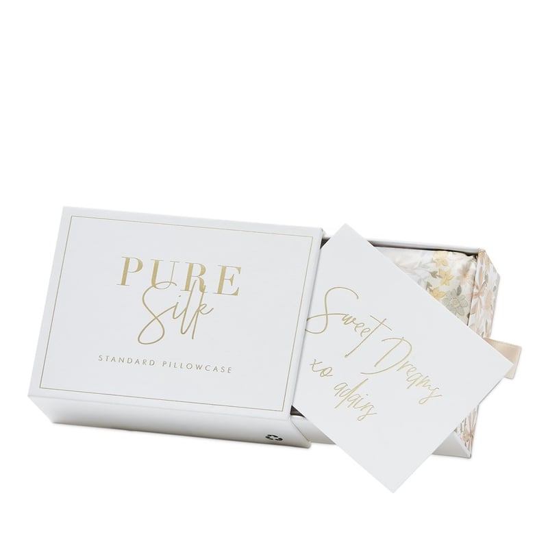 Pure Silk Sheer Bloom Pillowcase