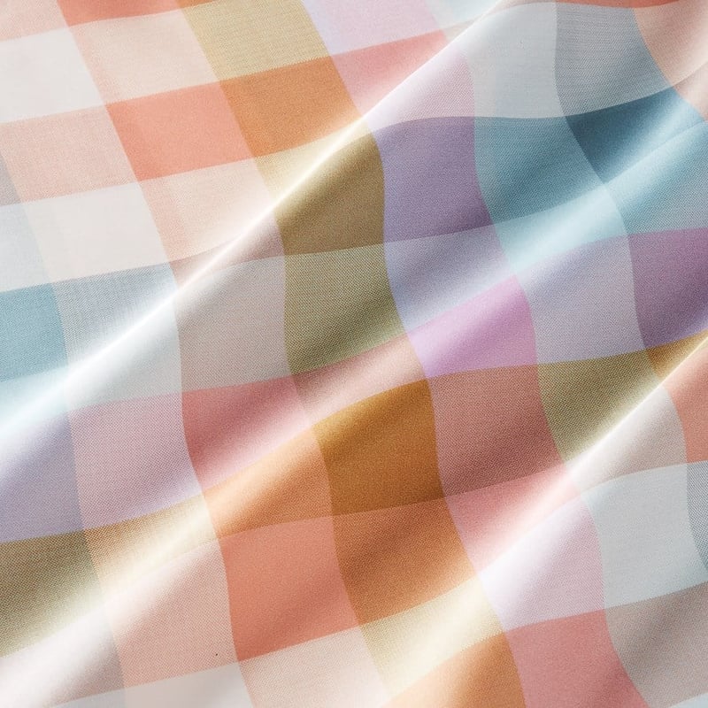 Pure Silk Soulful Check Standard Pillowcase