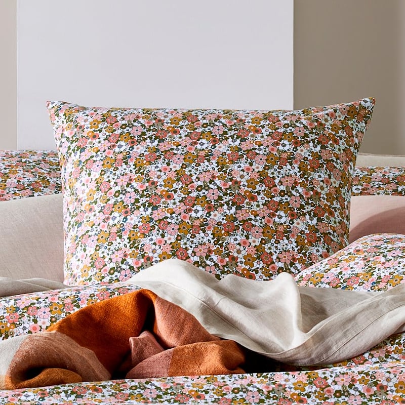 Retro Floral European Pillowcase