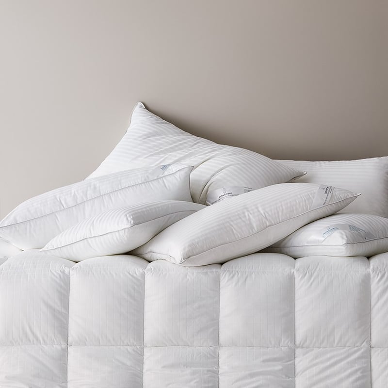 Deluxe White Duck Down Surround - King Pillow