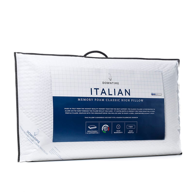 Italian Memory Foam Aero Medium Pillow