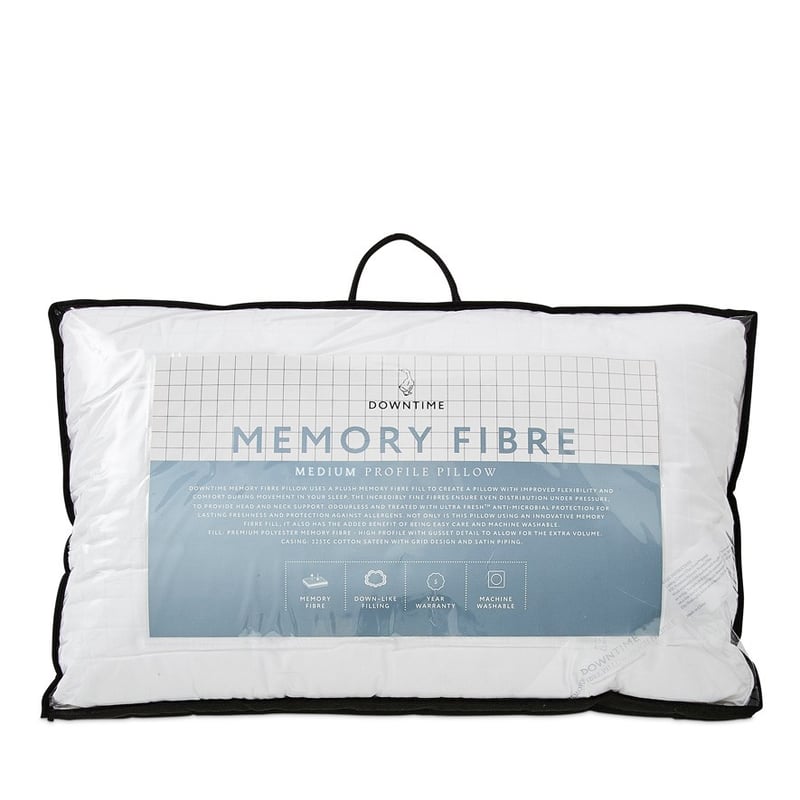 Memory Fibre Medium Profile Pillow
