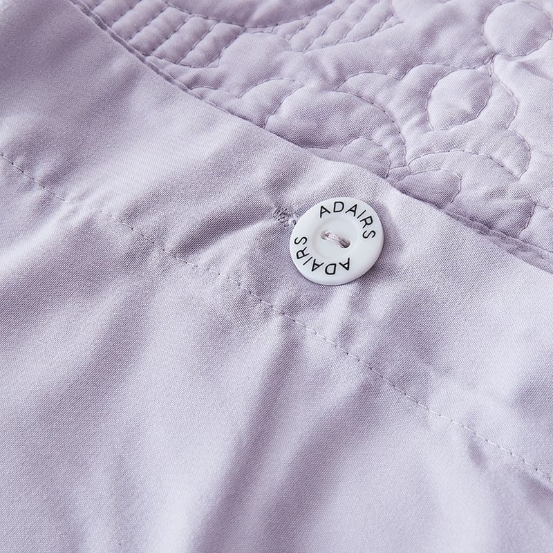 Chloe Quilted Lavender Quilt Cover