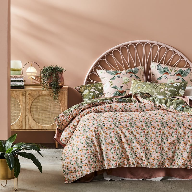 Secret Garden Olive Quilt Cover Set