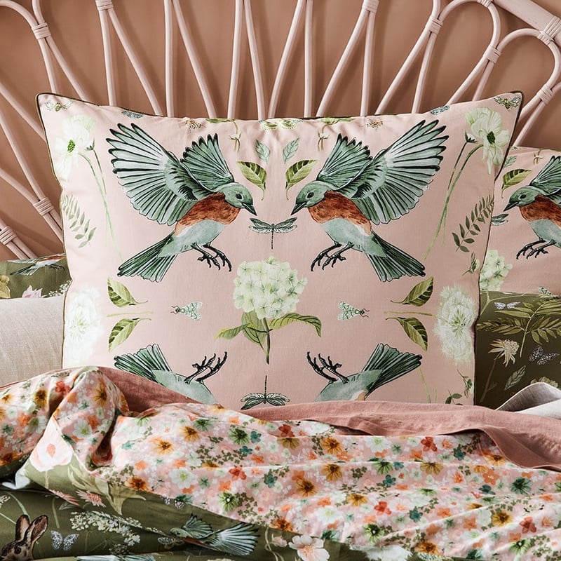 Secret Garden Olive Quilt Cover Set