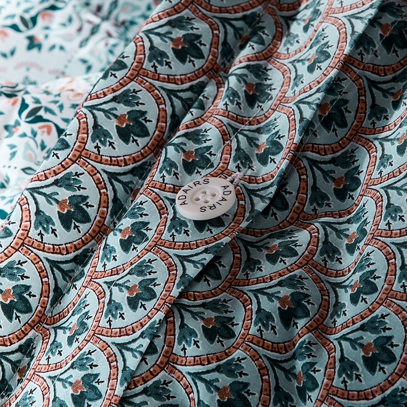 Canterbury Quilted Teal Quilt Cover