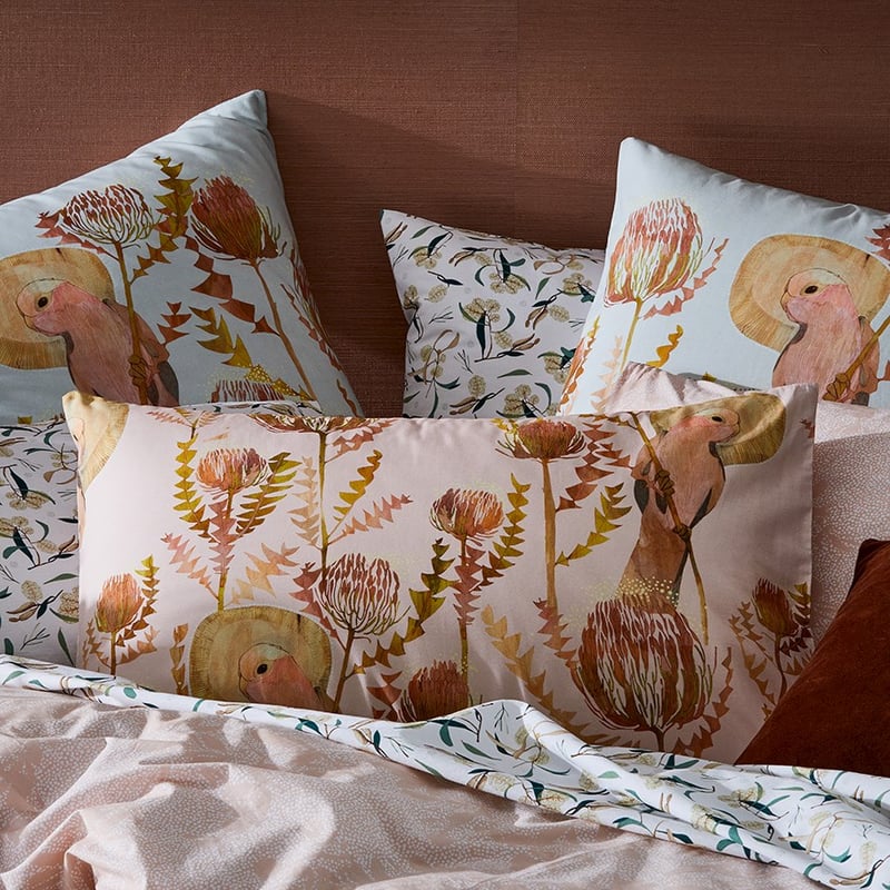 Dana Kinter Galah Dusk Quilt Cover Set 