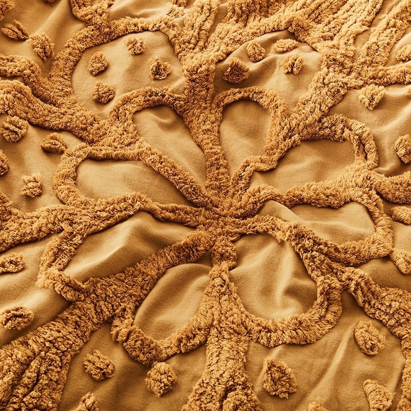 Tilly Tufted Spice Quilt Cover