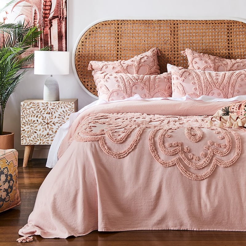 Tilly Tufted Rose Coverlet