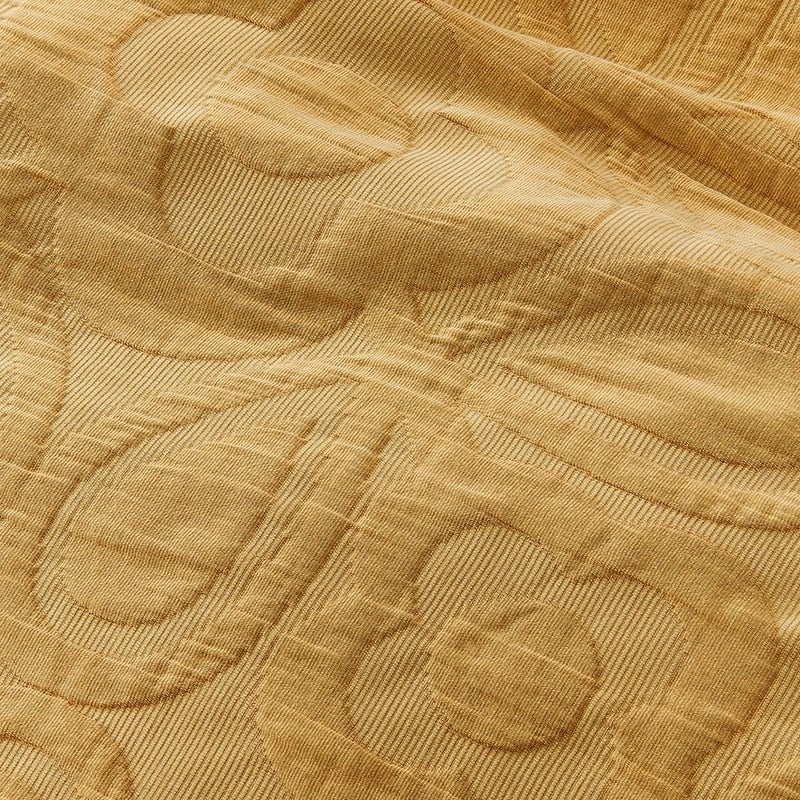 Josie Matelasse Mustard Quilt Cover