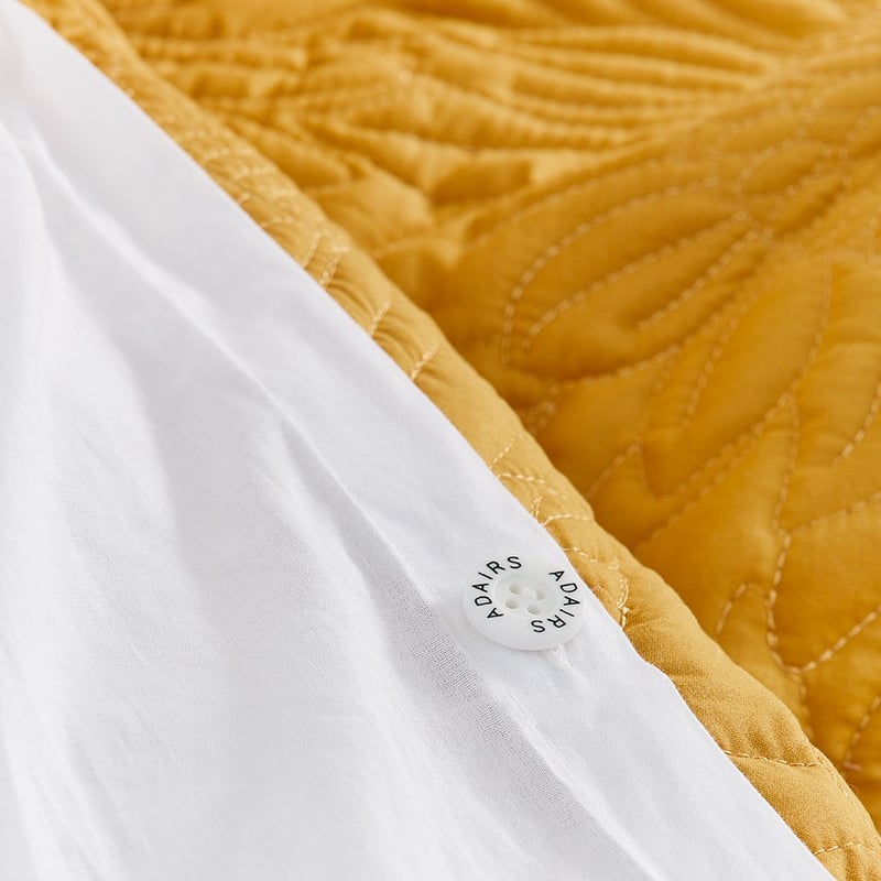 Sunflower Quilted Butter Quilt Cover