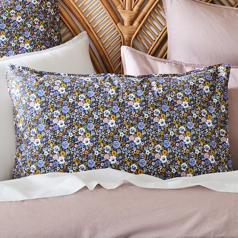 Primrose Navy Quilt Cover Set