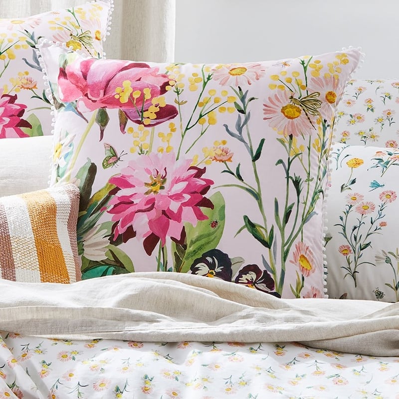 Jardin White Quilt Cover Set