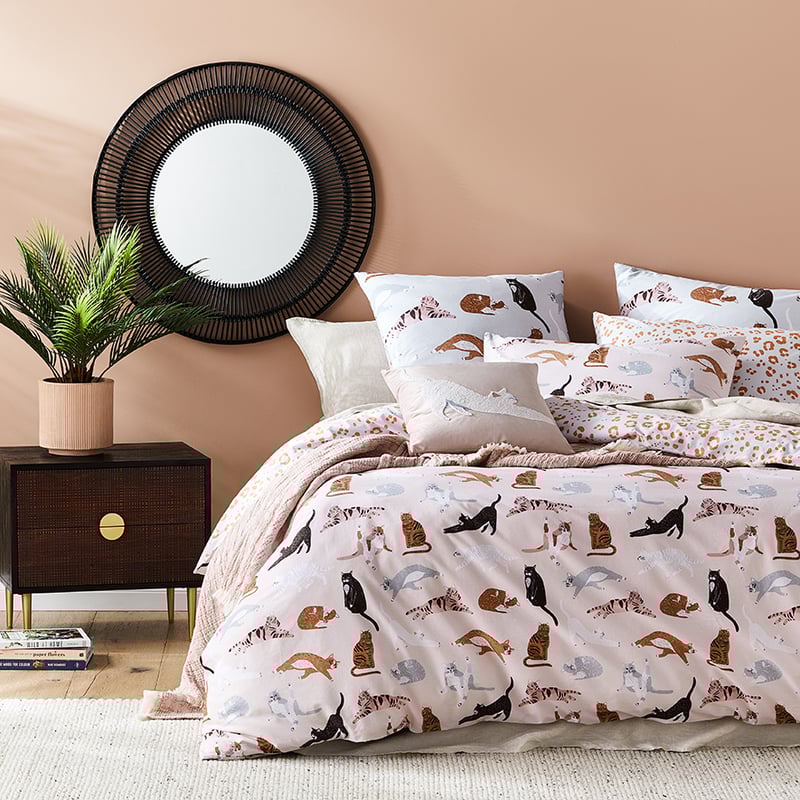 Trixie Pink Quilt Cover Set