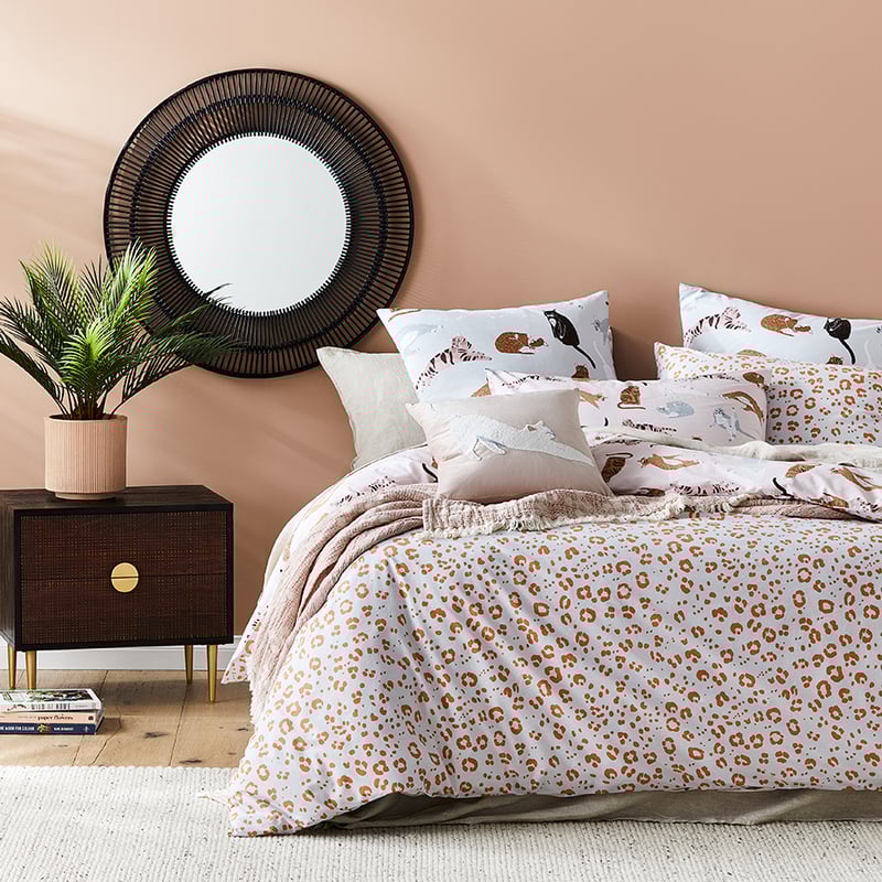 Trixie Pink Quilt Cover Set