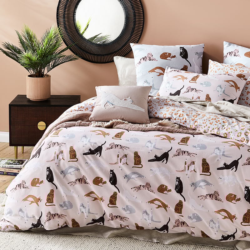 Trixie Pink Quilt Cover Set