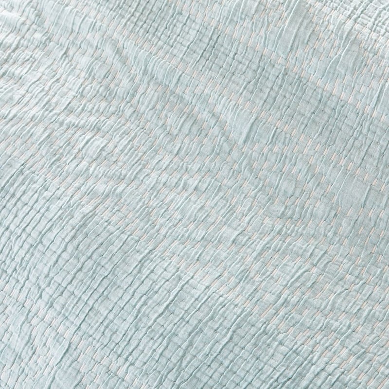 Amelia Matelasse Soft Green Quilt Cover