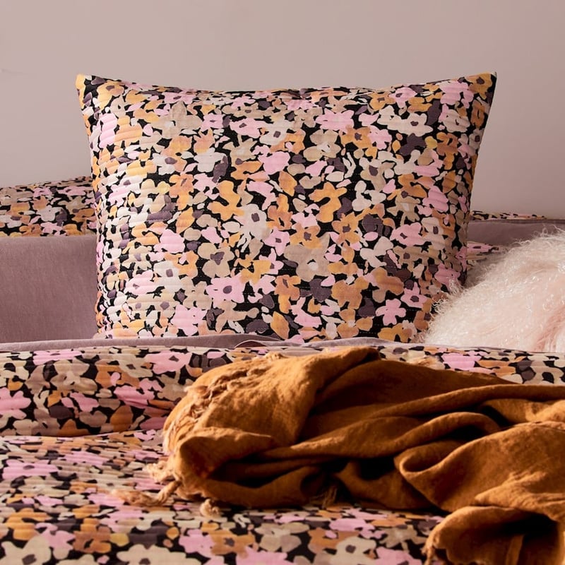 Meadow Velvet Quilted Multi Quilt Cover