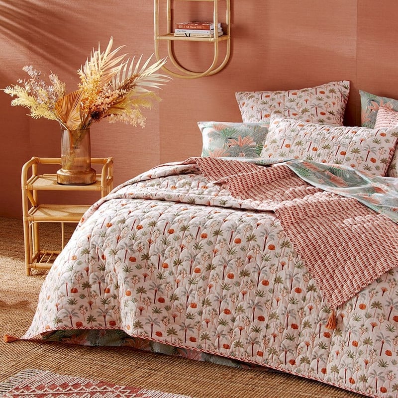 Karina Jambrak Palm Garden Quilted Coverlet