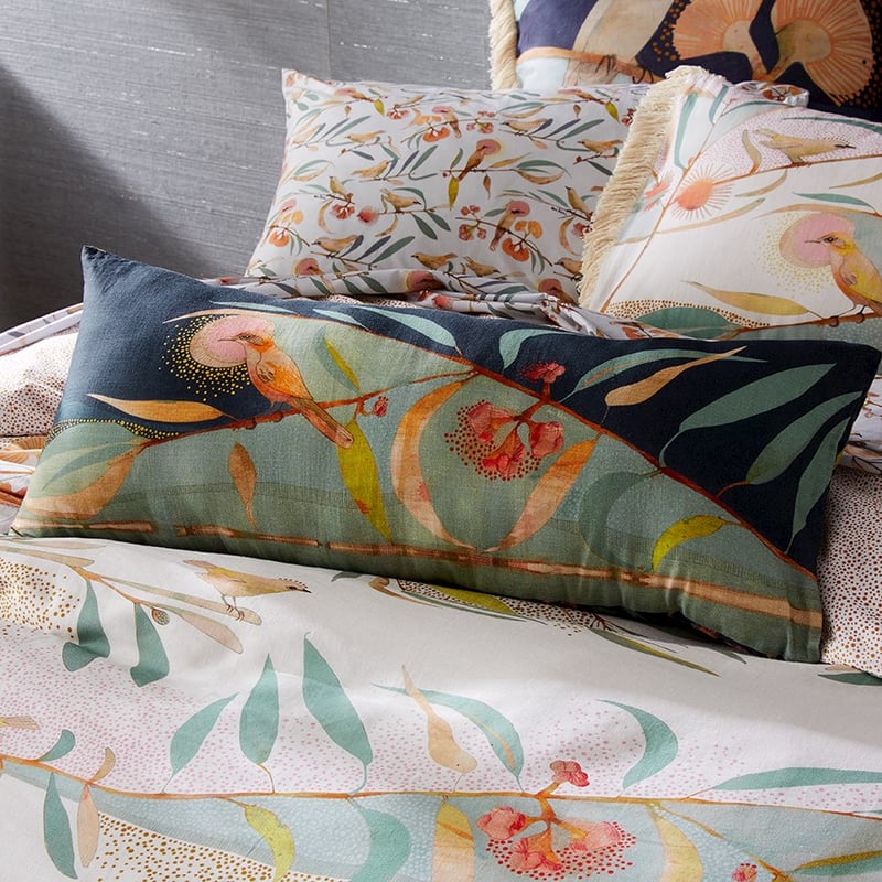 Dana Kinter Love Blooms Natural Quilt Cover Set