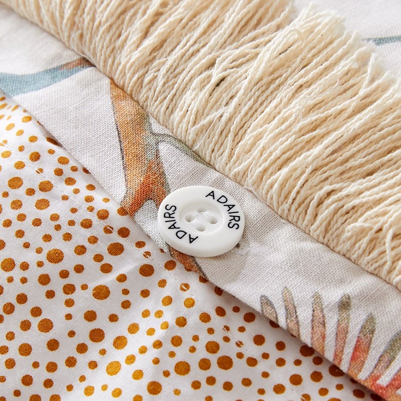 Dana Kinter Love Blooms Natural Quilt Cover Set