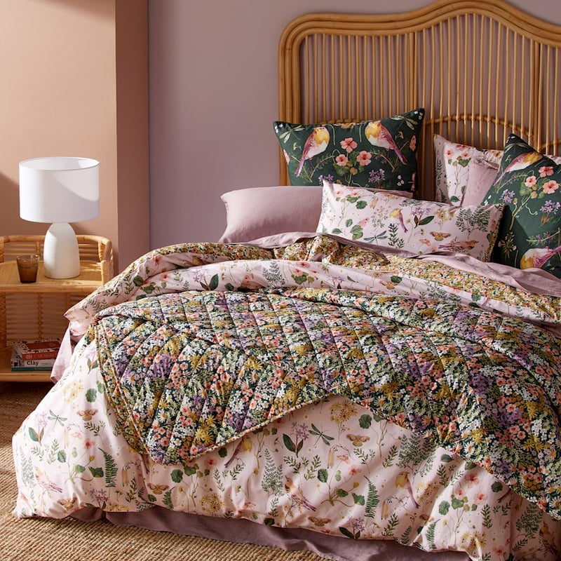 Enchanted Garden Multi Quilt Cover Set