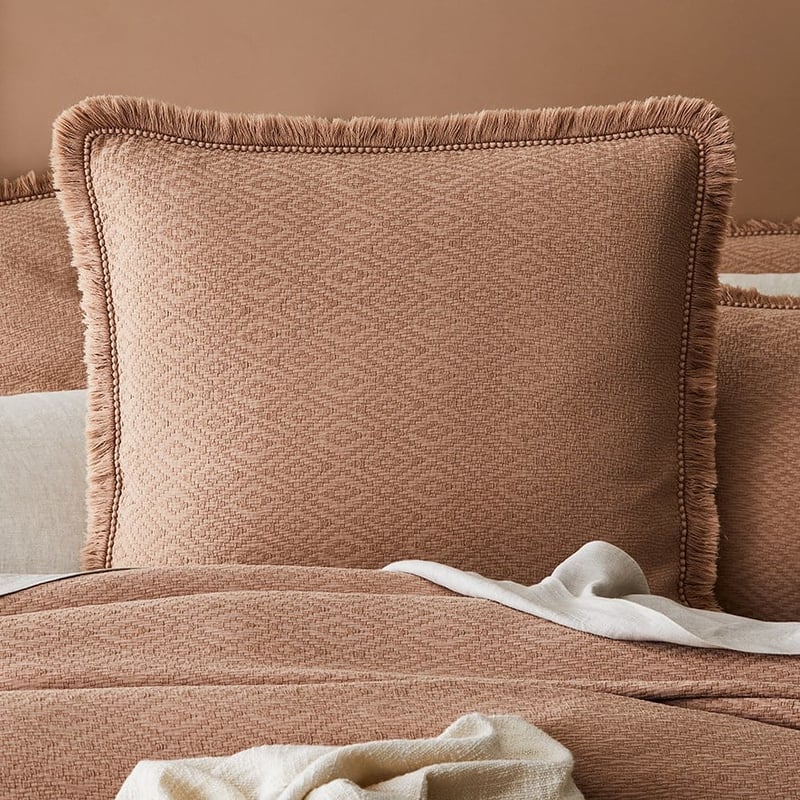 Mara Jacquard Clay Quilt Cover 