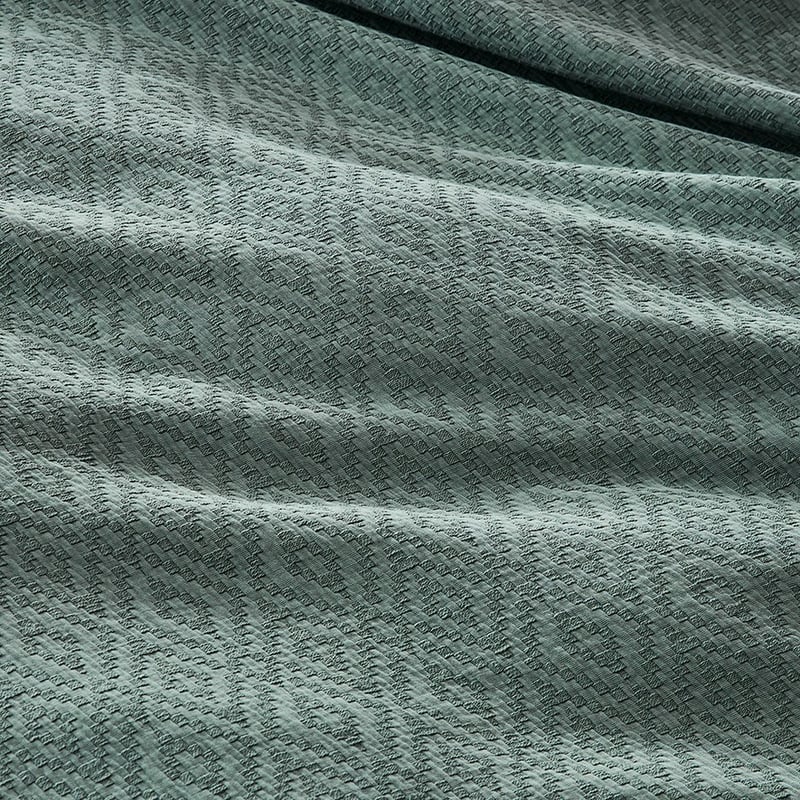 Mara Jacquard Sage Quilt Cover