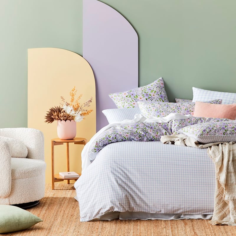 Lilac Garden Multi Quilt Cover Set