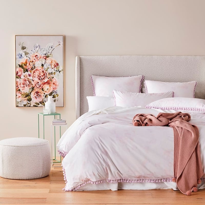 Juliette Pastel Lilac Quilt Cover Set