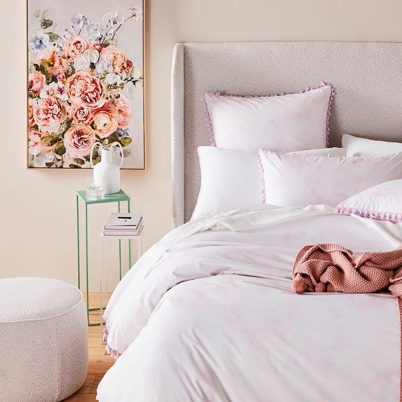 Juliette Pastel Lilac Quilt Cover Set
