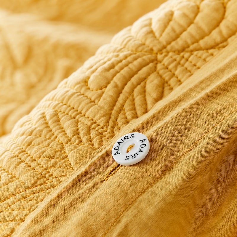 Jasmin Quilted Golden Spice Quilt Cover