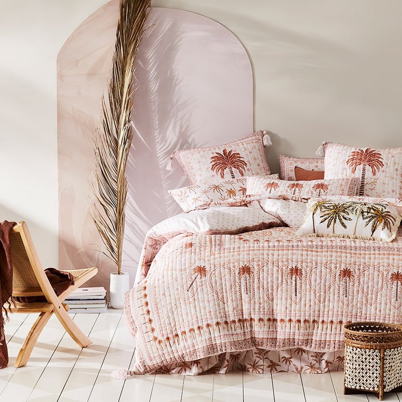 Kai Clay Quilted Quilt Cover