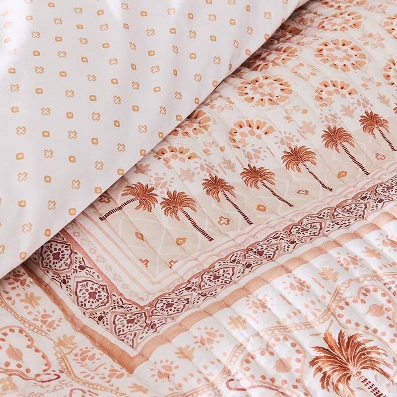 Kai Clay Quilted Quilt Cover