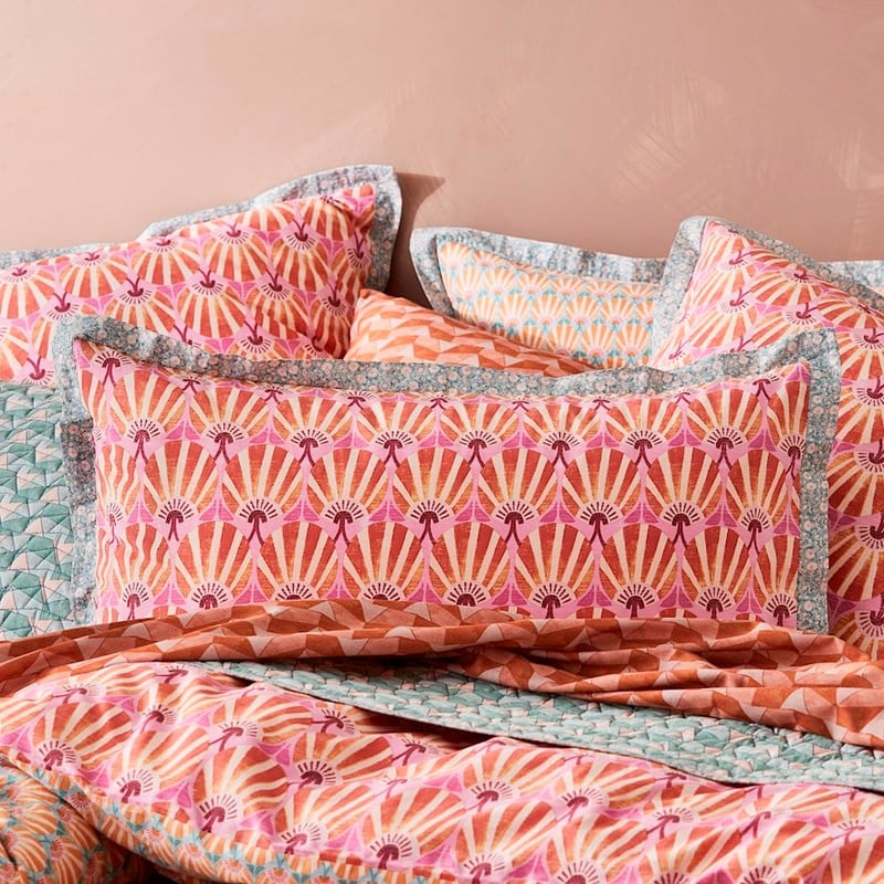 Mumbai Hot Pink Quilt Cover Set