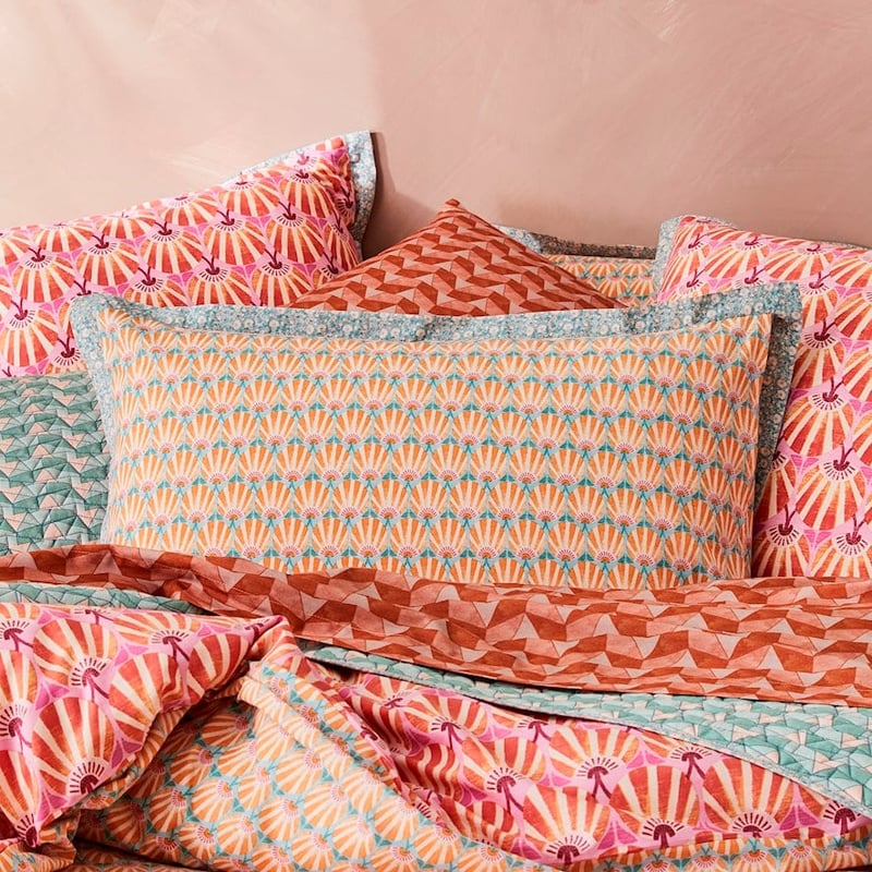 Mumbai Hot Pink Quilt Cover Set