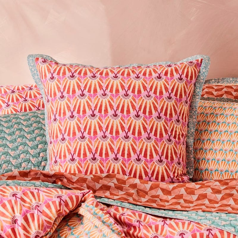 Mumbai Hot Pink Quilt Cover Set