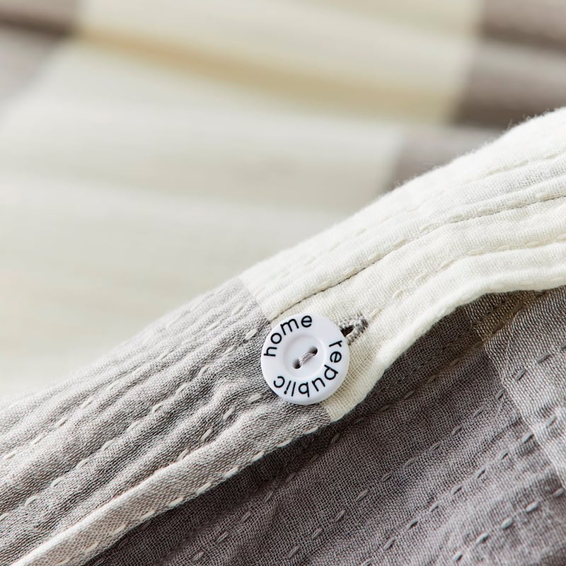 Storm Grey Quilt Cover Set