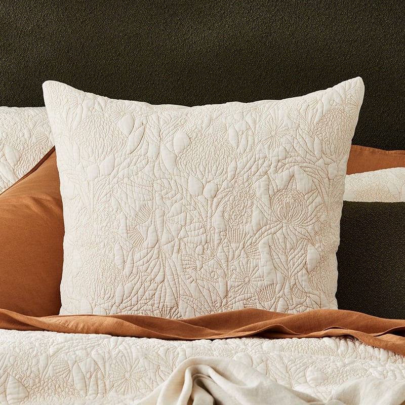Native Quilted Natural Quilt Cover