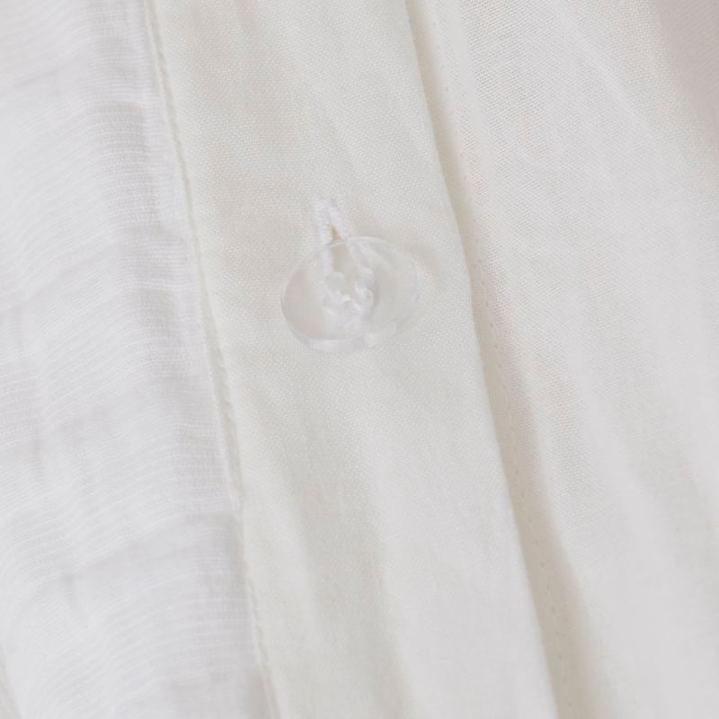 Andie White Matelasse Quilt Cover