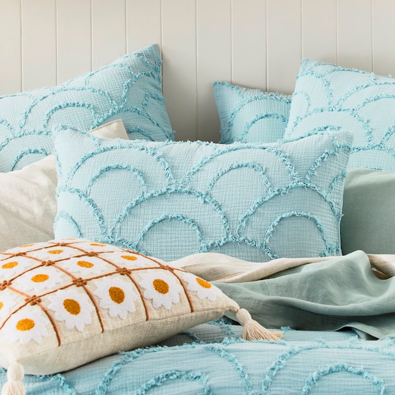 Sachi Aqua Mist Quilt Cover