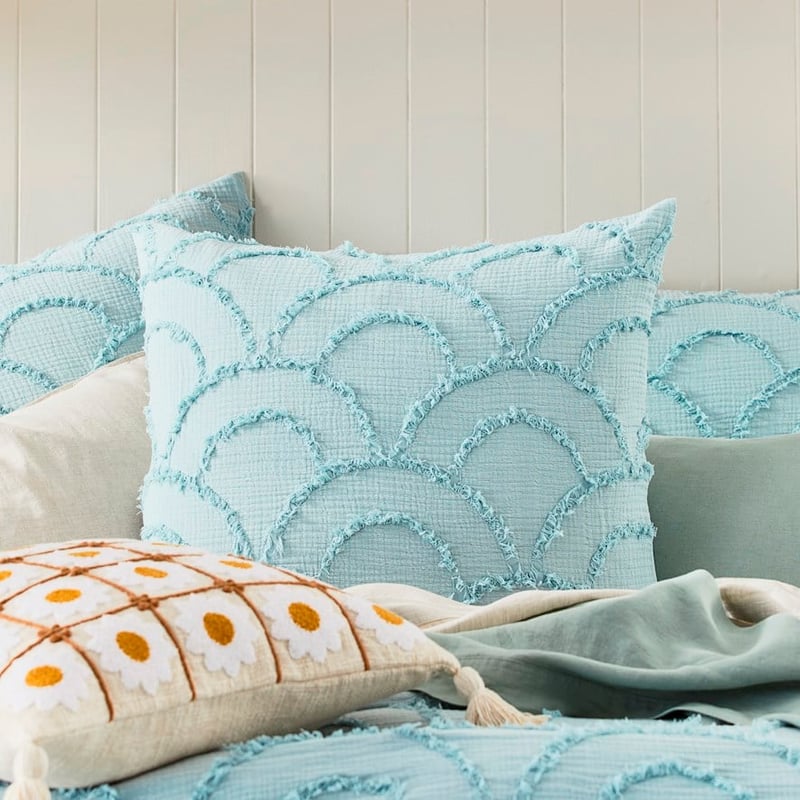 Sachi Aqua Mist Quilt Cover