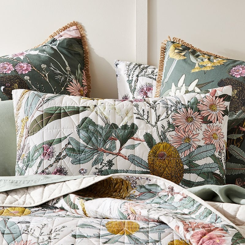 Dusk Bushlands Quilted Coverlet
