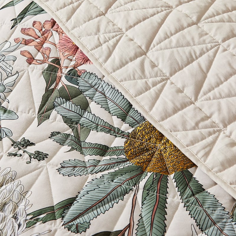 Dusk Bushlands Quilted Coverlet
