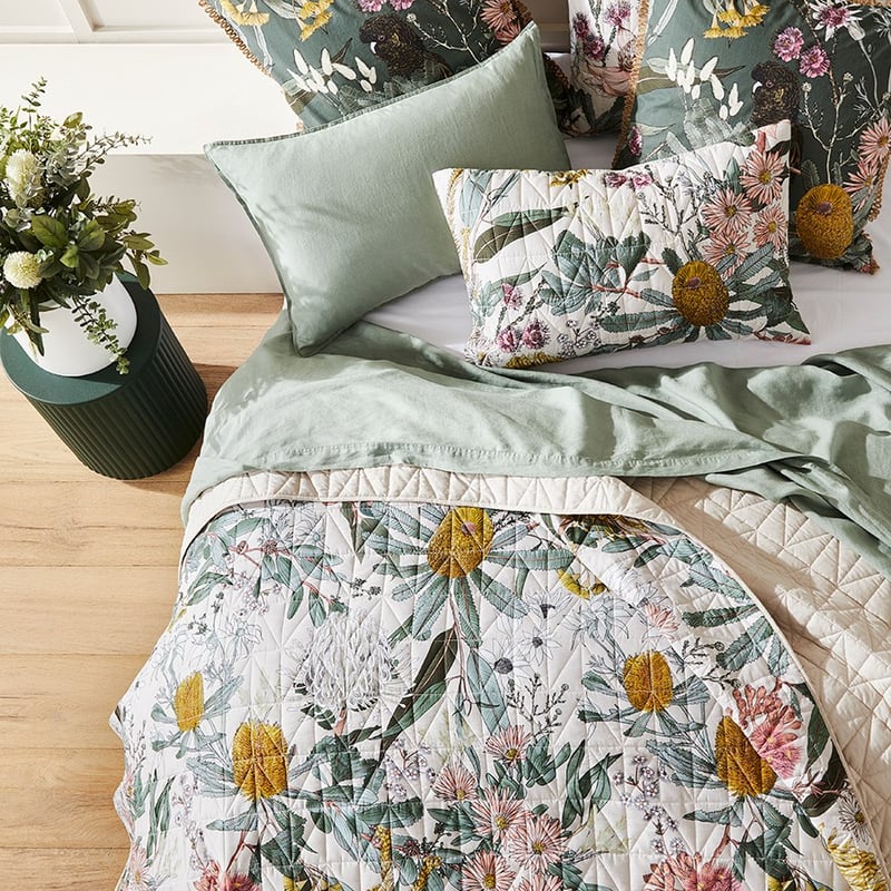 Dusk Bushlands Quilted Coverlet