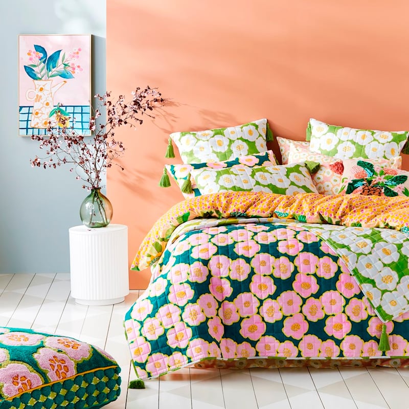 Togetherness Fiore Quilted Coverlet