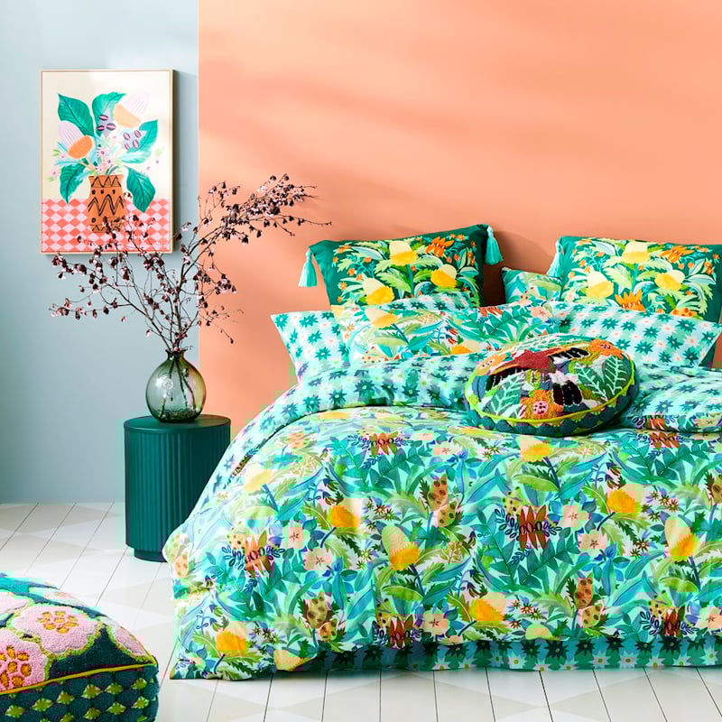 Togetherness Bushdance Quilt Cover Set Quilt Cover Set + Pillowcases