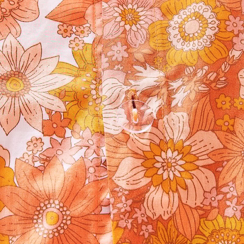 Cynthia Floral Golden Quilt Cover Set