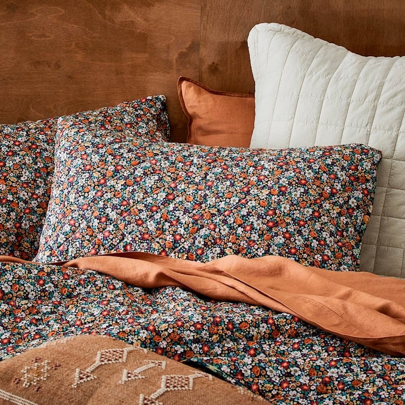 Auburn Floral Quilted Coverlet