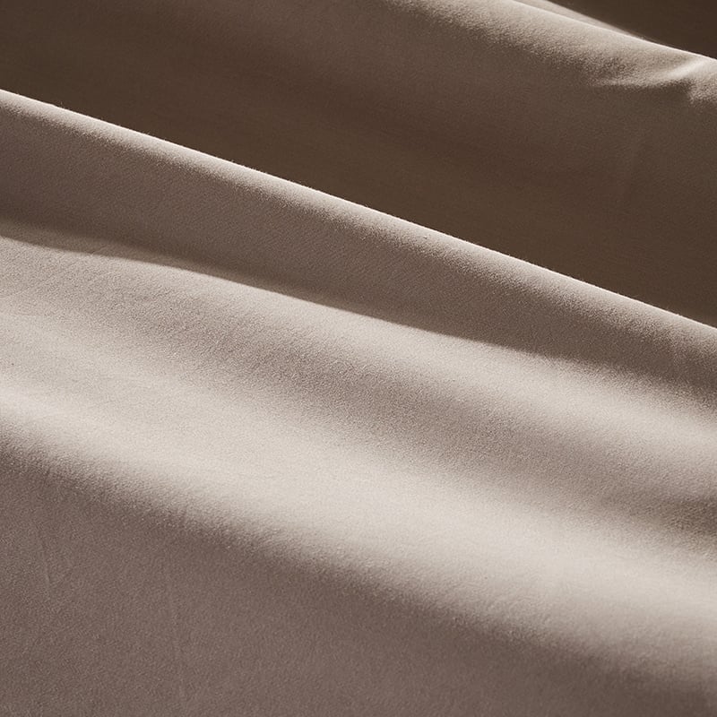 600TC Bamboo Cotton Buff Quilt Cover